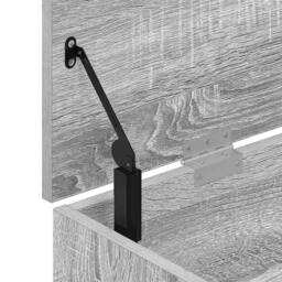 Berkfield Home Shoe Bench Grey Sonoma 102x30.5x45 cm Engineered Wood - thumbnail 9
