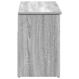 Berkfield Home Shoe Bench Grey Sonoma 102x30.5x45 cm Engineered Wood - thumbnail 5
