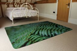 Benjamin Tate Design Grren Leaves Pattern & Texture At Indonesia Designer Rug in Natural - Size: Large - thumbnail 3