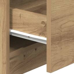 Berkfield Home Durable Bedside Cabinets 2 pcs with 2 Drawers Artisan Oak 40x36x50 cm in Brown - Size: 40 x 36 x 50 cm - thumbnail 9