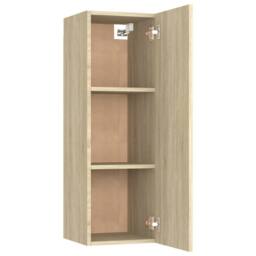 Berkfield Home Classic 8 Piece TV Cabinet Set Sonoma Oak Engineered Wood in Light Tan - thumbnail 8