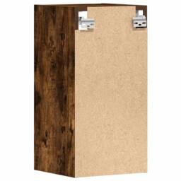 Berkfield Home Hanging Cabinet Smoked Oak 30x29.5x60 cm Engineered Wood in Brown - thumbnail 6
