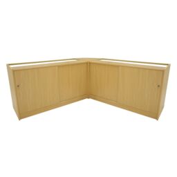 Monstershop Iris LED Shop Counter Set CM60 & 2 x B1500 - Maple in Beige - thumbnail 2