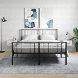 Berkfield Home Wall-mounted Bedside Cabinets 2 pcs White 35x35x20 cm - Size: 35 x 35 x 20 cm - thumbnail 1