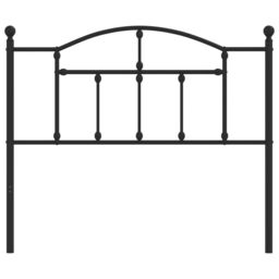 Berkfield Home Metal Headboard Black 107 cm - thumbnail 3