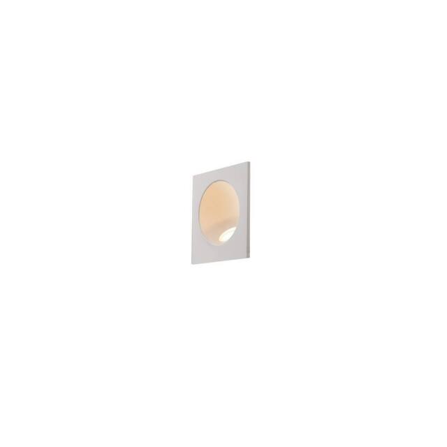 Netlighting ONYX Outdoor LED Recessed Wall Light White IP54 144lm 4000K 9x9x4cm - Size: 9 x 9 x 4 cm