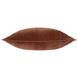 Yard Heavy Chenille Woven Piped Cushion in Burnt Orange - Size: 50 cm x 50 cm - thumbnail 3