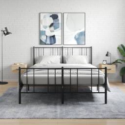 Berkfield Home Wall-mounted Bedside Cabinets 2 pcs Sonoma Oak 35x35x20 cm in Brown - Size: 35 x 35 x 20 cm - thumbnail 1