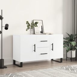 Berkfield Home Sideboard White 100x36x60 cm Engineered Wood - Size: 100 x 36 x 60 cm