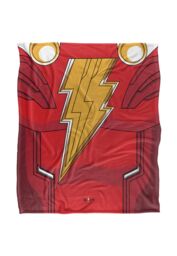 Warner Brothers Shazam Fury Of The Gods Officially Licensed Silky Touch Super Soft Throw Blanket 152 x 127 cm in White - thumbnail 1