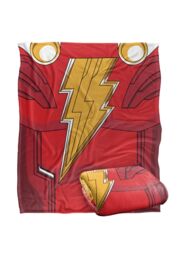 Warner Brothers Shazam Fury Of The Gods Officially Licensed Silky Touch Super Soft Throw Blanket 152 x 127 cm in White - thumbnail 2