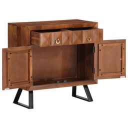 Berkfield Home Drawer Cabinet Honey Brown 70x35x70 cm Solid Wood Acacia - Size: 70 x 35 x 70 cm - thumbnail 2