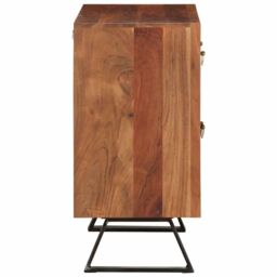 Berkfield Home Drawer Cabinet Honey Brown 70x35x70 cm Solid Wood Acacia - Size: 70 x 35 x 70 cm - thumbnail 4