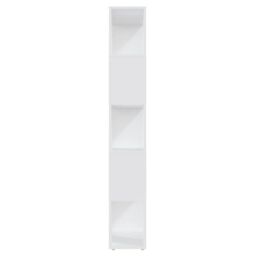 Berkfield Home Book Cabinet Room Divider White 60x24x155 cm Engineered Wood - Size: 60 x 24 x 155 cm - thumbnail 6
