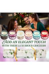 kreativekraft Christmas Crackers 6 Pack Scented Candles Inside Décor - thumbnail 5