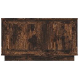 Berkfield Home TV Cabinet Smoked Oak 80x35x45 cm Engineered Wood in Brown - Size: 80 x 35 x 45 cm - thumbnail 6
