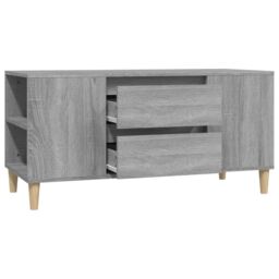 Berkfield Home TV Cabinet Grey Sonoma 102x44.5x50 cm Engineered Wood - thumbnail 6
