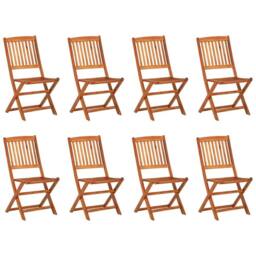 Berkfield Home 9 Piece Garden Dining Set Solid Acacia Wood in Brown - thumbnail 3
