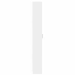 Berkfield Home Wardrobe White 55x25x189 cm Engineered Wood - Size: 55 x 25 x 189 cm - thumbnail 7