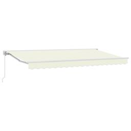 Berkfield Home Retractable Awning Manual Cream 350x200 cm - thumbnail 2