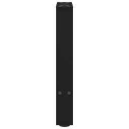 Berkfield Home Coffee Table Legs Black 2 pcs 38x(42-43) cm Steel - thumbnail 6