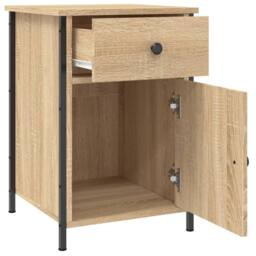 Berkfield Home Elegant Bedside Cabinets 2 pcs Sonoma Oak 40x42x60 cm Engineered Wood in Brown - Size: 40 x 42 x 60 cm - thumbnail 7