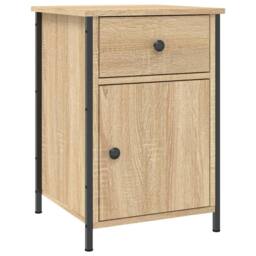 Berkfield Home Elegant Bedside Cabinets 2 pcs Sonoma Oak 40x42x60 cm Engineered Wood in Brown - Size: 40 x 42 x 60 cm - thumbnail 5