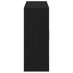 Berkfield Home Sideboard Black Oak 91x29.5x75 cm Engineered Wood - thumbnail 7