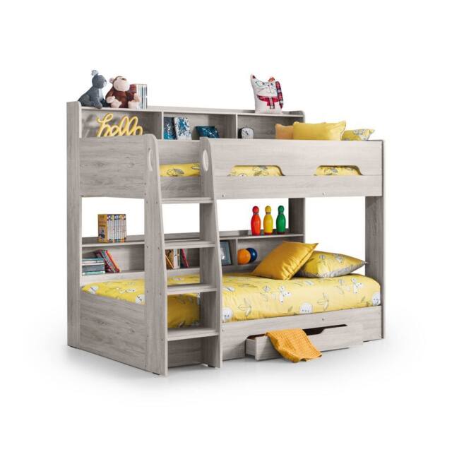 Cheshire Ironwood Bunkbed Grey Oak - Single (90cm) - image 1