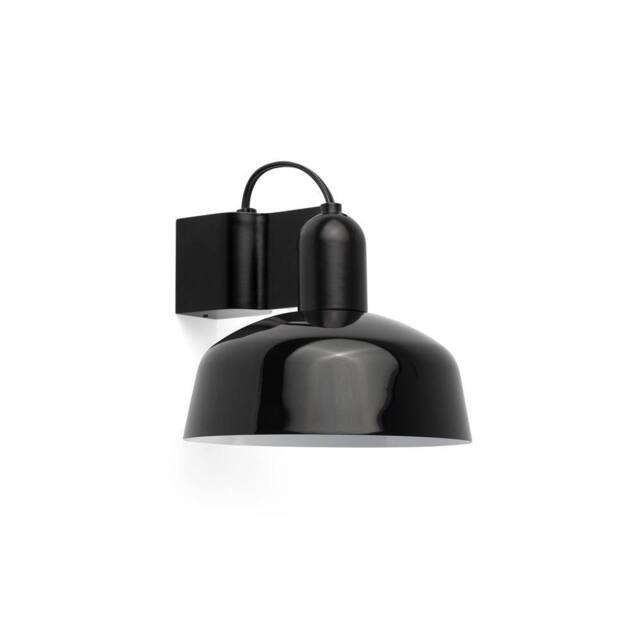 Netlighting Tatawin Dome Wall Lamp Black Gloss Black 1x E27