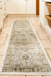 Kukoon Green Beige Traditional Floral Oriental Style Fireside Living Room Rug - Size: 160 cm x 230 cm - thumbnail 3