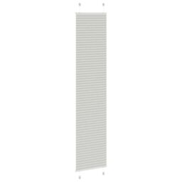 Berkfield Home Pleated Blind Light Grey 45x200 cm Fabric Width 44.4 cm Polyester - thumbnail 4