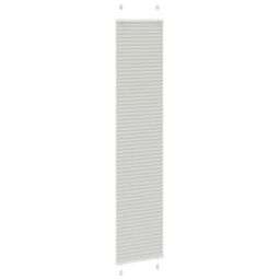 Berkfield Home Pleated Blind Light Grey 45x200 cm Fabric Width 44.4 cm Polyester - thumbnail 3