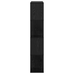 Berkfield Home Entertainment Centre Black oak Engineered wood 80 x 24 x 124 cm - thumbnail 6