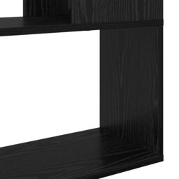 Berkfield Home Entertainment Centre Black oak Engineered wood 80 x 24 x 124 cm - thumbnail 8