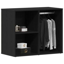 Berkfield Home Black Oak Cosmetic Cabinet - 80x40x65 cm, Made from Engineered Wood - Size: 80 x 40 x 65 cm - thumbnail 3