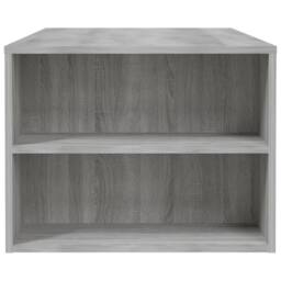 Berkfield Home Decorative Coffee Table Grey Sonoma 102x55x42 cm Engineered Wood - Size: 102 x 55 x 42 cm - thumbnail 7