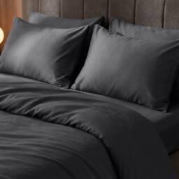 Bedable 100% Cotton Sateen Bedding Bundle 460 Thread Count - Duvet Cover Set + Fitted Sheet + Duvet + 2 Pillows - King Size Pillowcase - Size: Single - thumbnail 6