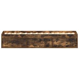 Berkfield Home Bed Frame Smoked Oak 90x190 cm Single in Brown - thumbnail 6