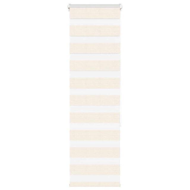 Berkfield Home Zebra Blind Marble Beige 40x150 cm Fabric Width 35.9 cm Polyester - image 1