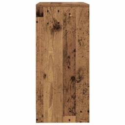 Berkfield Home Sideboard Old Wood 57x34x76 cm Engineered Wood in Brown - Size: 57 x 34 x 76 cm - thumbnail 7