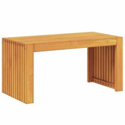 Berkfield Home Elegant Garden Coffee Table 70x35x35 cm Solid Wood Acacia in Brown - Size: 70 x 35 x 35 cm - thumbnail 3
