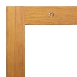 Berkfield Home Elegant Garden Coffee Table 70x35x35 cm Solid Wood Acacia in Brown - Size: 70 x 35 x 35 cm - thumbnail 9