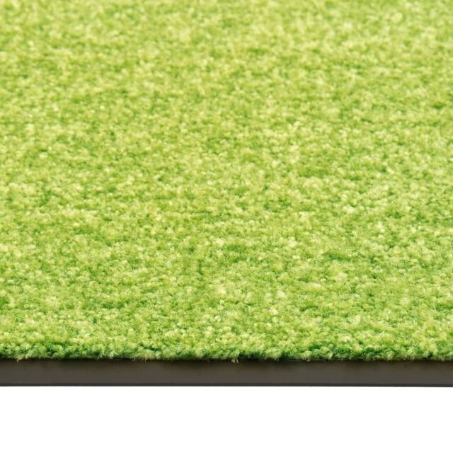 Berkfield Home Pliable Doormat Washable Green 120x180 cm - image 1
