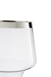 Orsina Glass Vase With Curved Silhouette For Home Decor, Transparent Small Flower Vase, Ideal For Shelves, & Mantel in Clear - thumbnail 3