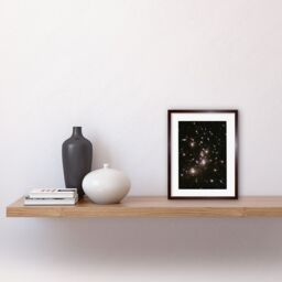 Artery8 Wall Art Print Hubble Space Astronomy Frontier Field Abell 2744 Deep Picture Of Pandora's Galaxy Cluster Evolution After Big Bang Artwork - thumbnail 2