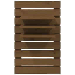 Berkfield Home Wall-mounted Bedside Shelves 2 pcs Honey Brown Solid Wood Pine - thumbnail 6