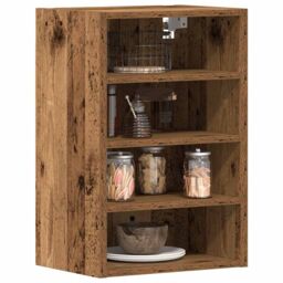 Berkfield Home Hanging Cabinet Old Wood 40x29.5x60 cm Engineered Wood in Brown - thumbnail 1