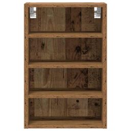 Berkfield Home Hanging Cabinet Old Wood 40x29.5x60 cm Engineered Wood in Brown - thumbnail 4