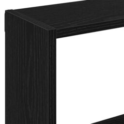 Berkfield Home Wall Shelf Black Oak 90x16x78 cm Engineered Wood - Size: 90 x 16 x 78 cm - thumbnail 8